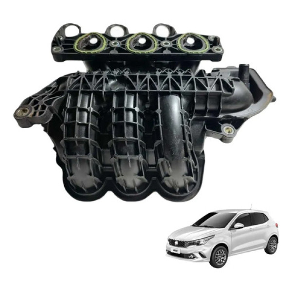 Coletor Admissao Fiat Uno Argo 1.0 3cc 2016-2023 C/detalhe
