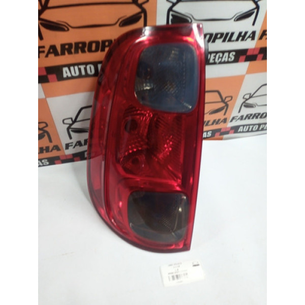 Lanterna L.e Fiat Uno Vivace 11/16 Fumê 519036730  Esquerdo/motorista Bordô