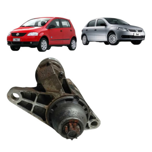 Motor Partida Vw Gol G5 Fox 1.0 8v 9 Dente 2005/2013