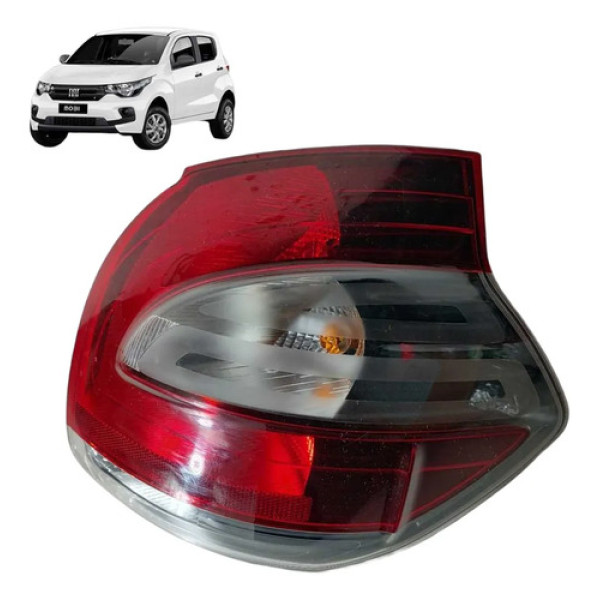 Lanterna Lado Direito Fiat Mobi 2016-2023 Original Direito/passageiro Vermelho