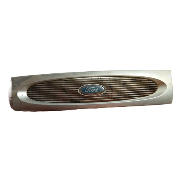 Grade Dianteira Ford Fiesta Courrier 1997-1999 Cinza Fosco