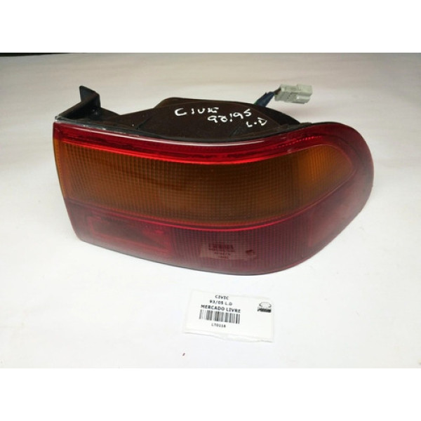 Lanterna Traseira L.d Honda Civic 93/95 Direito Vermelho