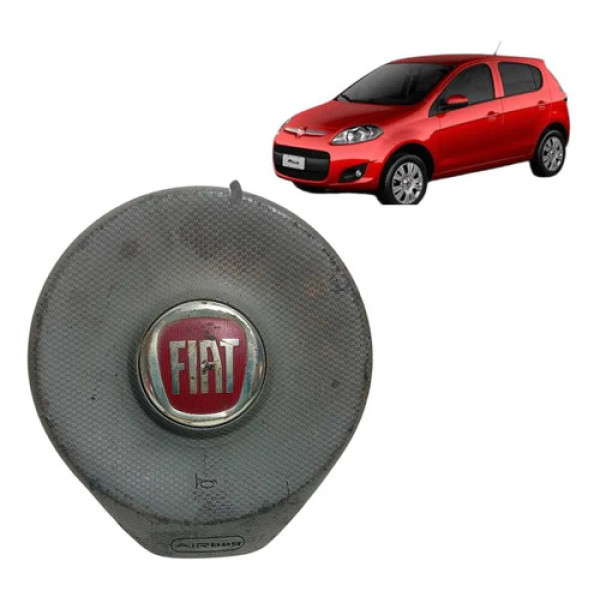 Tampa Volante Bolsa Fiat Palio Gran Siena 2012/2017 Cinza