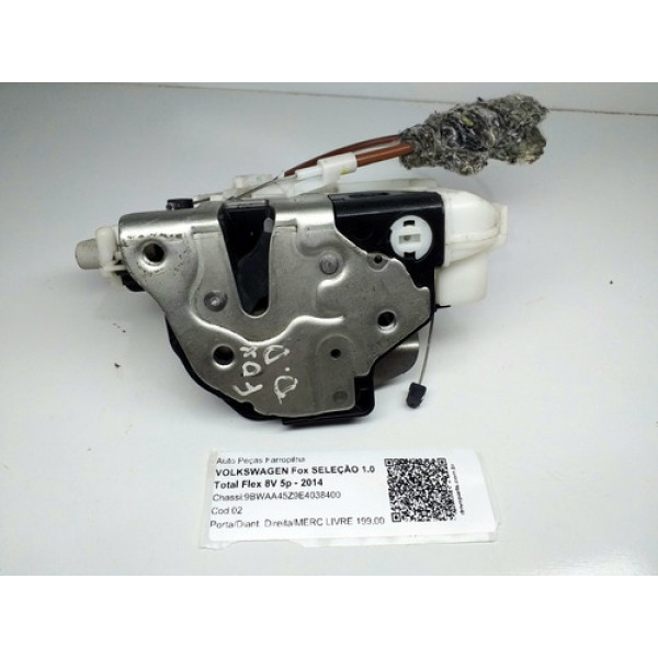 Fechadura Porta Dianteira L.d Vw Fox 11/14 5z4837014bb