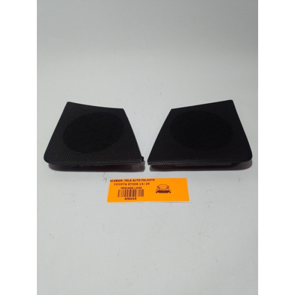 Acabam. Tela Alto Falante (par) Etios Pn:55472-0d050/55473 Preto