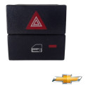 Botão Alerta / Trava De Porta Chevrolet Vectra 2006 A 2011 Preto