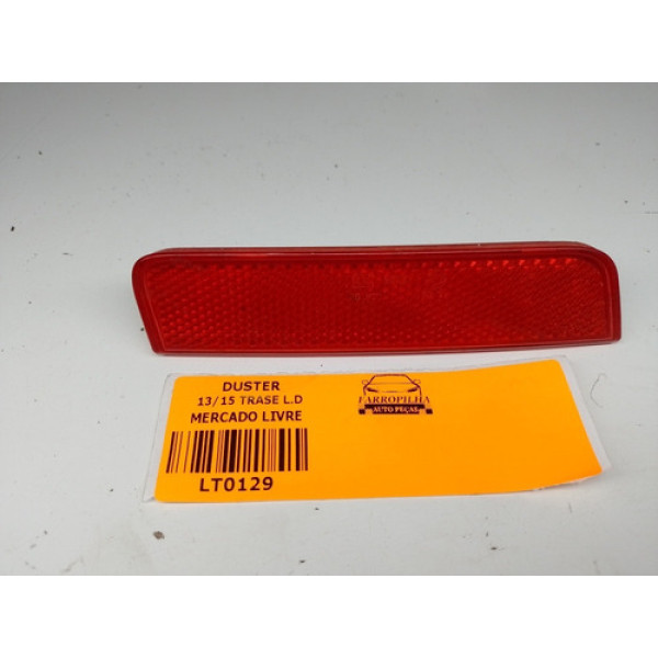 Refletor Para-choque Traseiro L.d Duster 13/15 2013/2015 Vermelho