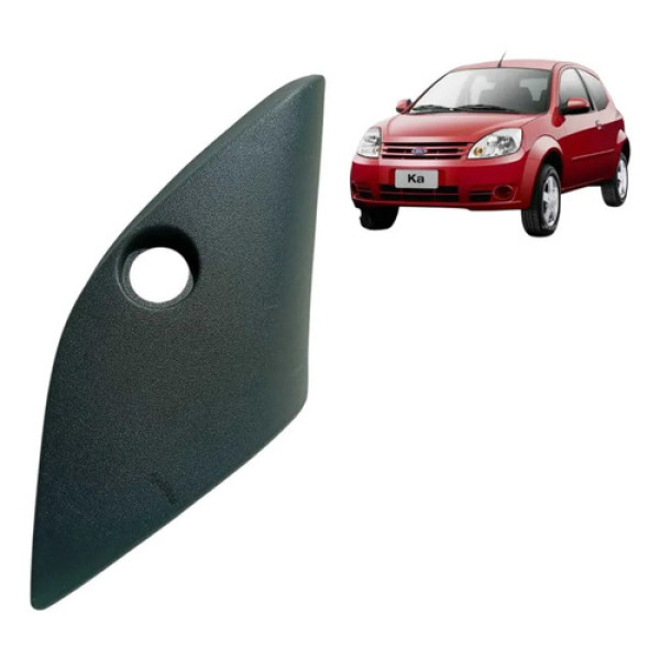 Acabamento Interno L.d Retrovisor Ford Ka C/ Controle 97/13 Cinza