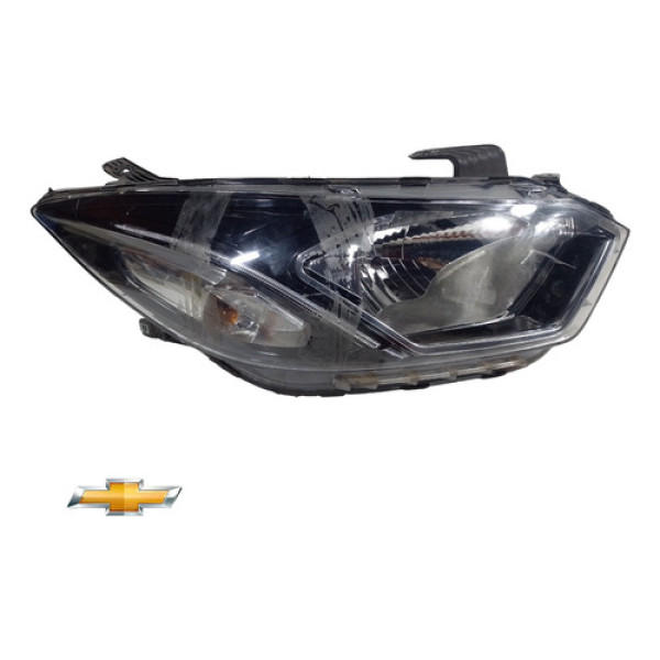 Farol L.d Chevrolet Onix Prisma 2016 A 2019 Com Led Direito