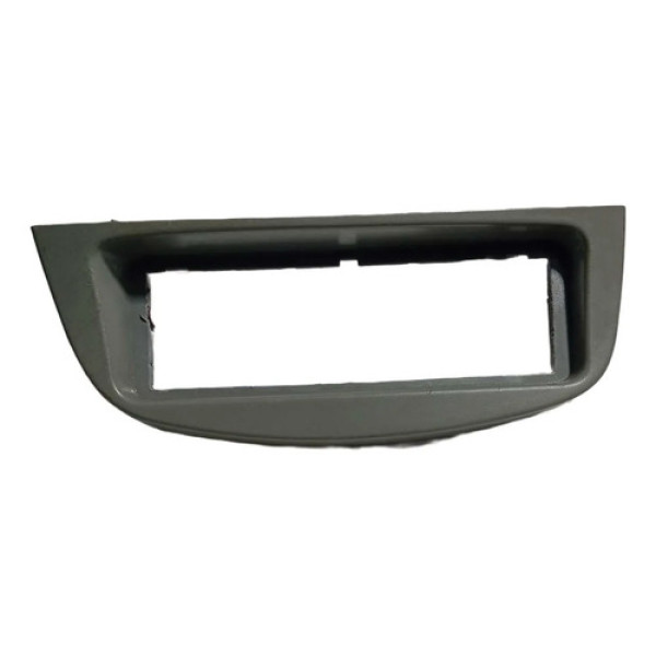 Moldura Painel Rádio Som Fiat Palio Strada Origi 2003-2016 Cinza