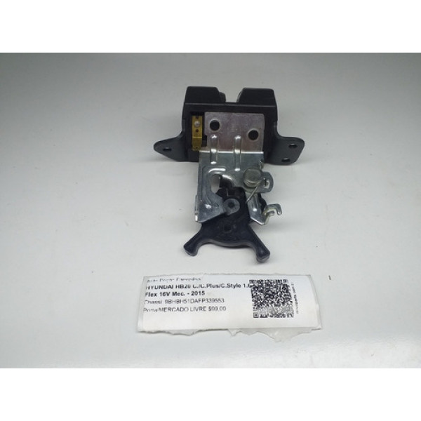 Fechadura Porta Traseira Hyundai Hb20 13/17