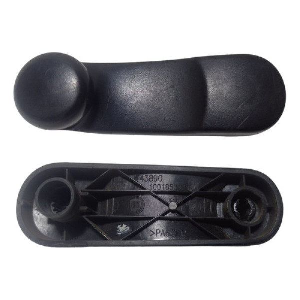 Manivela Vidro Fiat Uno Vivace (todos) Preto
