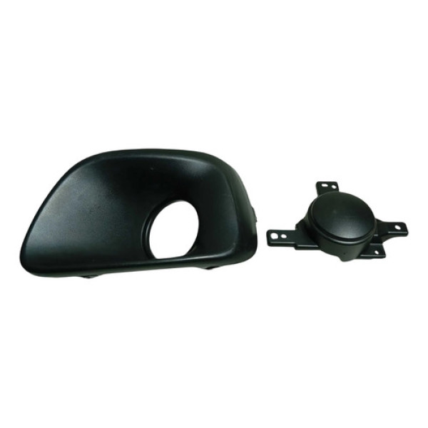 Moldura Farol Milha L.d Fiat Mobi 2016/2023 Preto Direito