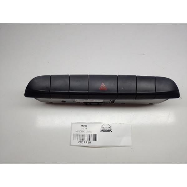 Botão Alerta Central Fiat Mobi 2014/2018 100233013 Vermelho