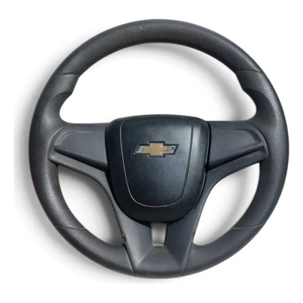 Volante Gm Onix Prisma Spin S/air 2013-2016 C/ Detalhe Preto