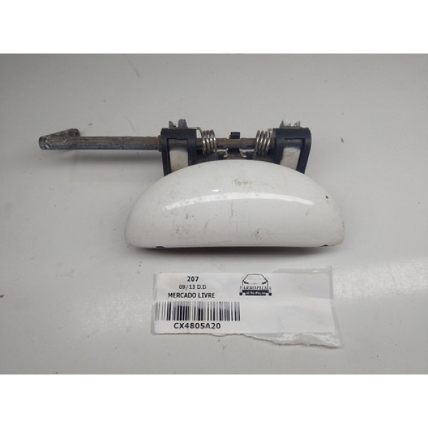 Maçaneta Externa Dianteira L.d Peugeot 207 2009/2013 Branco