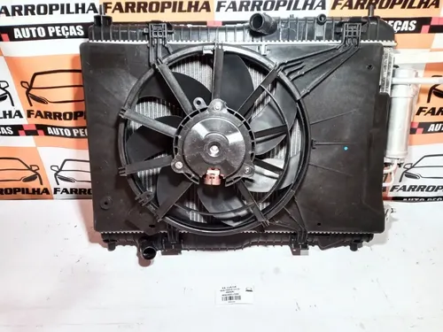 Kit Radiador Completo Ford Ka + 1.0 3cc 2014 A 2018 Prateado