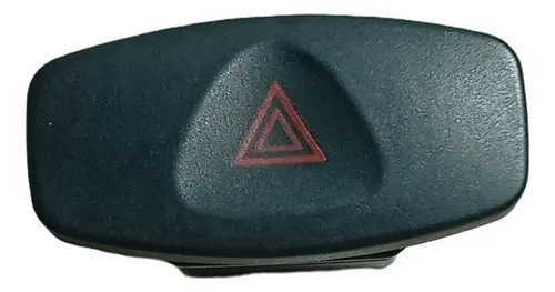 Botão Alerta Renault Logan 2007-2013 Preto
