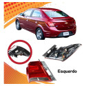 Lanterna Esquerda Chevrolet Prisma 2017 A 2022 Esquerdo/motorista Vermelho