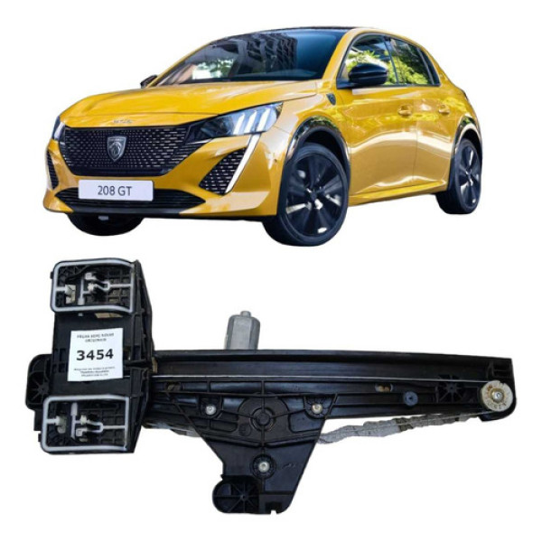 Máquina Do Vidro Elétrico Traseiro Esquerdo Peugeot208 21/24