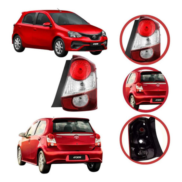 *lanterna Direita Toyota Etios Hatch 2013 A 2021