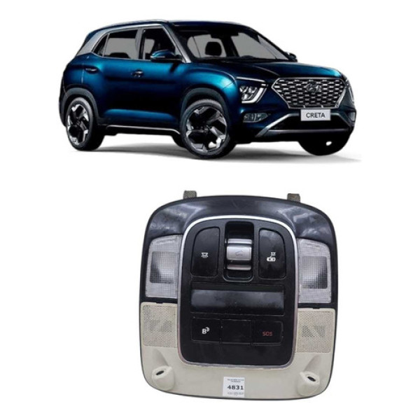 *luz Teto Cortesia Botoes Hyundai Creta Ultimate 22/24