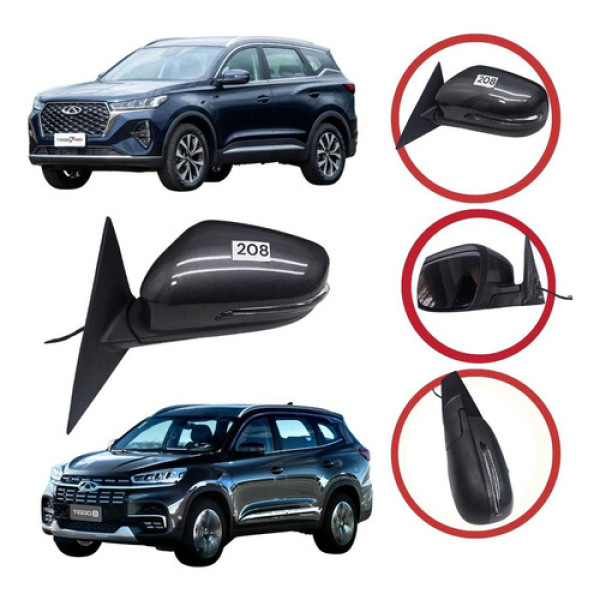 *retrovisor Esquerdo Chery Tiggo 7 E Tiggo 8