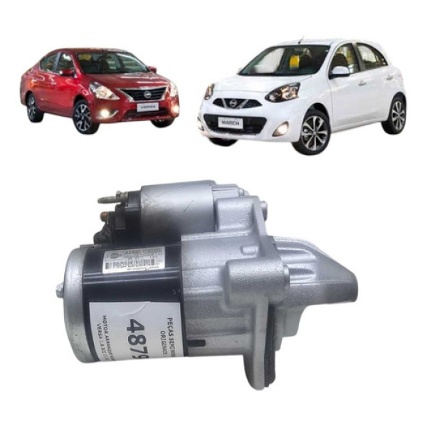 *motor Arranque Partida Original Nissan Versa E March 1.0