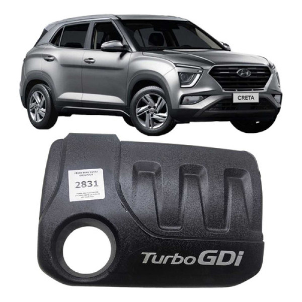 Tampa Proteção Motor Hyundai Creta 1.0 Flex12v Gdi 2022/2024