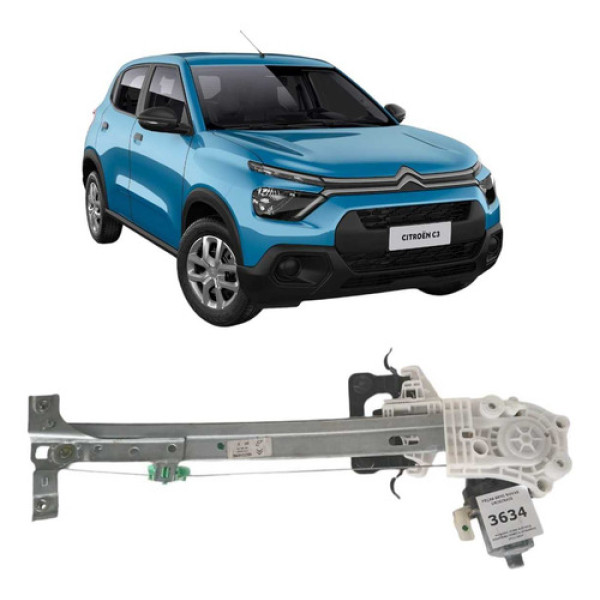 Máquina Vidro Elétrico Dianteiro Direito Citroenc3 2021/2024