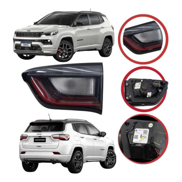 Lanterna Tampa Traseira Direita Compass 1.3 T270 2022 A 2025
