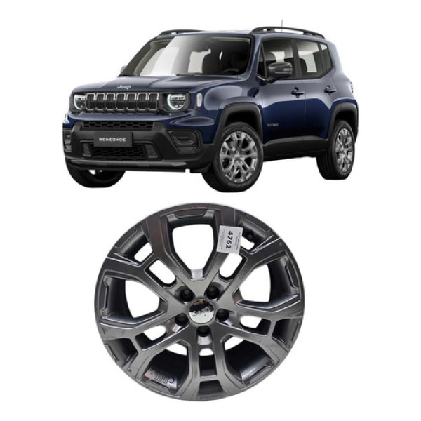 Roda Liga Leve Aro 18 Cinza  Jeep Renegade 22 A 24 100275587