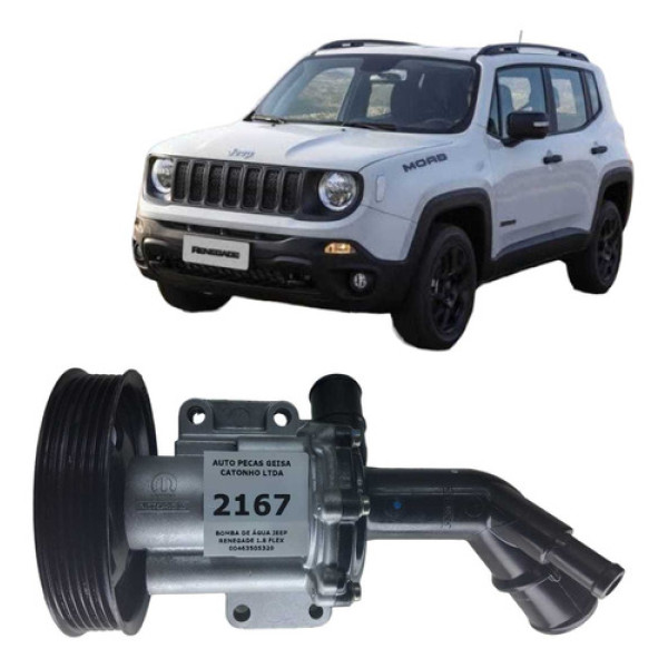 Bomba De Água Jeep Renegade 1.8 Flex 2021 00463505320