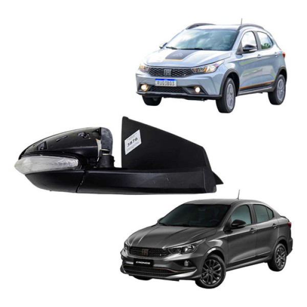 Retrovisor Elético Direito Fiat Argo/cronos 2018/2023 C/seta