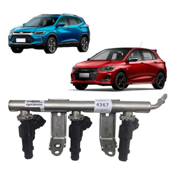 Flauta Injeção Gm Onix Tracker 1.0 3cc Turbo 20/24 55496694 