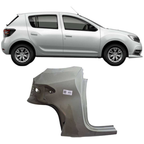 *folha Lateral Traseira Direita Renault Sandero 2021 A 2024