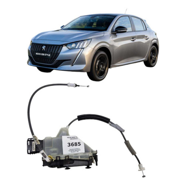 *tranca Elétrica Traseira Esquerda Peugeot 208