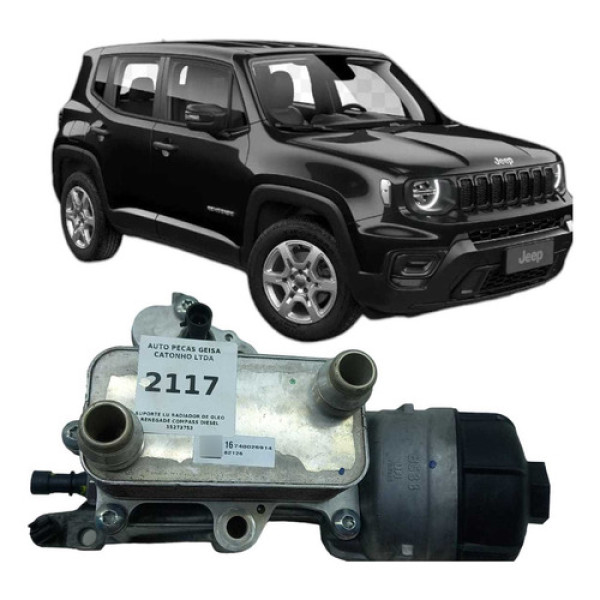 Suporte Do Radiador De Oleo Jepp Renegade Compass Diesel 