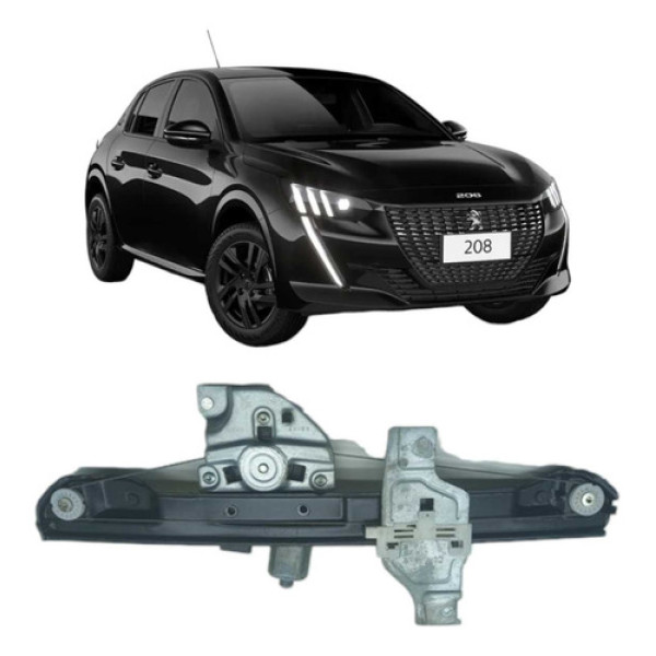 *máquina Do Vidro Elétrico Peugeot 208 Dianteiro Esquerdo 