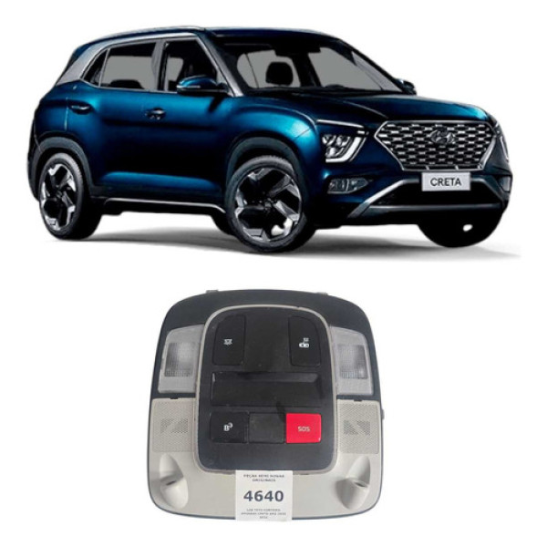 *luz Teto Cortesia Hyundai Creta Ano 2023 2024