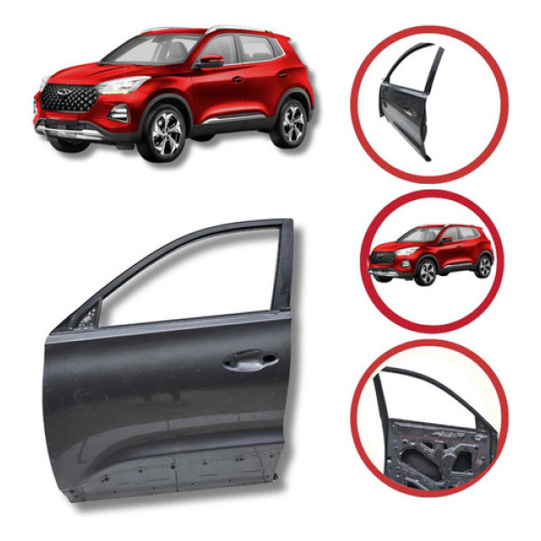 Porta Dianteira Esquerda Chery Tiggo 5x  2021 A 2024  Dianteira Esquerda