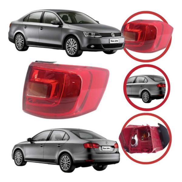 *lanterna Direita Vw Jetta 2011 A 2014 Sem Led Original 