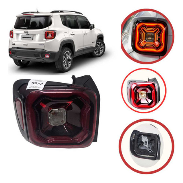 Lanterna Esquerda Jeep Renegade Led 2019 A 2021 Original