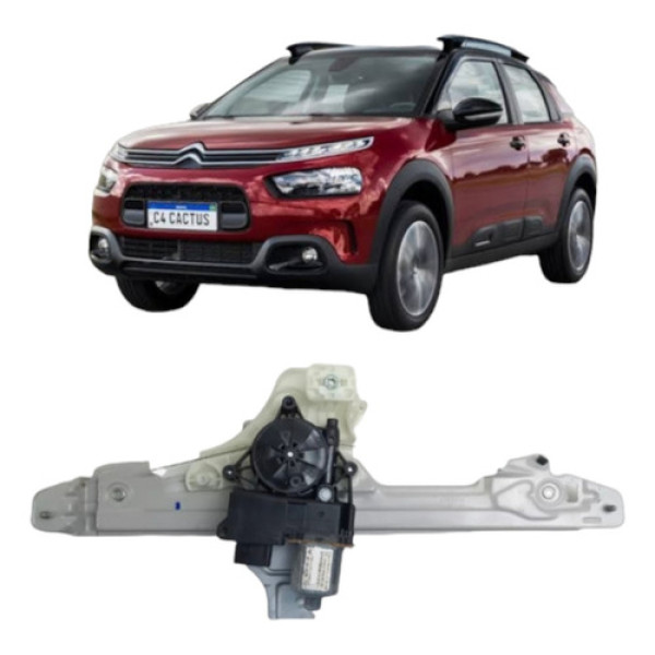 Máquina Vidro Elétrica Traseira Direita C4 Cactus Semi Novo
