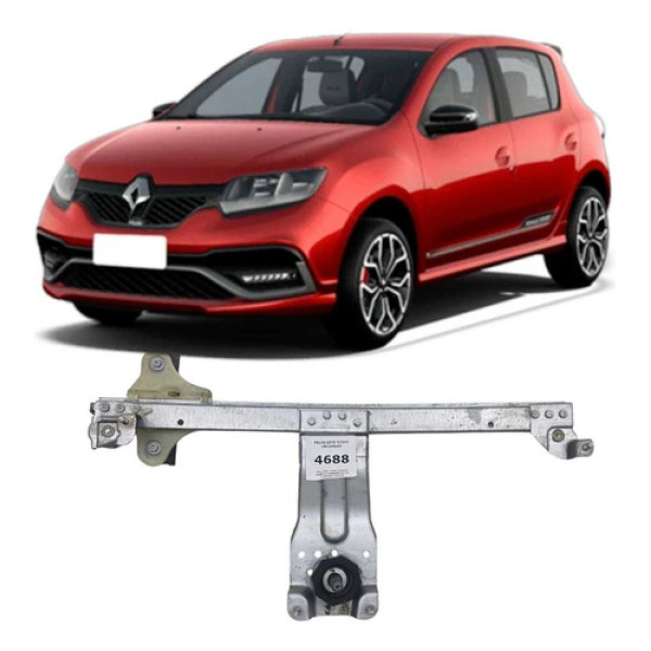 Máquina Vidro Manual Renault Sandero 15/24 Traseira Direita