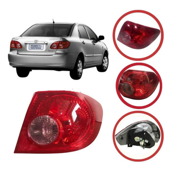 *lanterna Direita Toyota Corolla Sedan 2005 A 2008