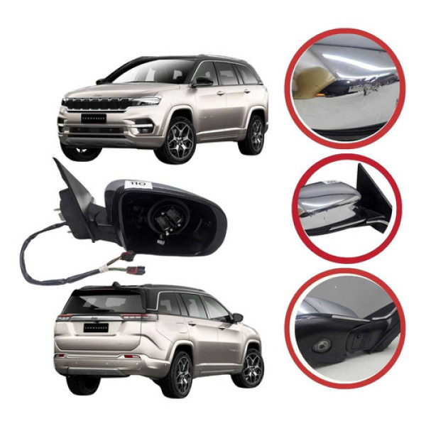 *retrovisor Esquerdo Jeep Commander Ano 2022 A 2025