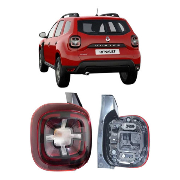 Lanterna Traseiro Esquerda Renault Duster 2021 A 2023 Led 