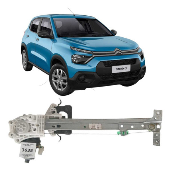 Máquina Vidro Elétrico Dianteiro Esquerdo Citroen C3 21 A 24