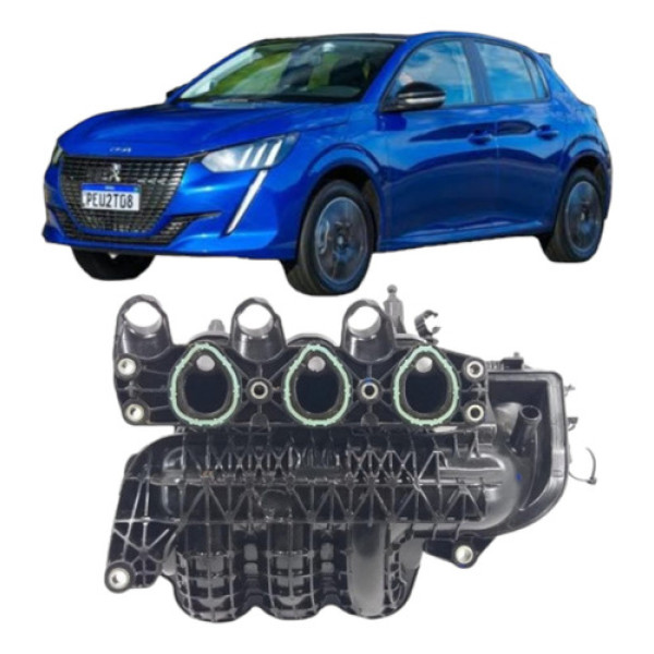 Coletor De Admissão Motor Peugeot 208 1.0 6v 2021 Semi Novo